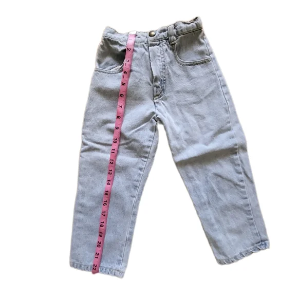 Vintage Baby Guess Light Wash Blue Jeans Size 4 Years - Picture 6 of 9